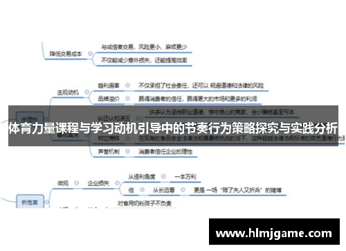 体育力量课程与学习动机引导中的节奏行为策略探究与实践分析